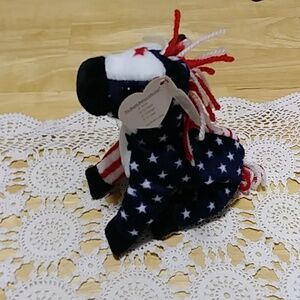 TY Beanie Baby Lefty The Donkey 2000 with Tag
